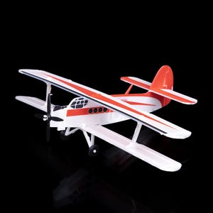 Kit modello Antonov AN-2 stampato in 3D – Espositore biplano con dettagli multicolori – Aereo da regalo in stile cartone animato – Oggetto da collezione per l'aviazione