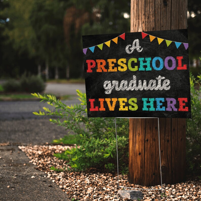 kindergarten graduation yard signs kindergarten graduation yard signs