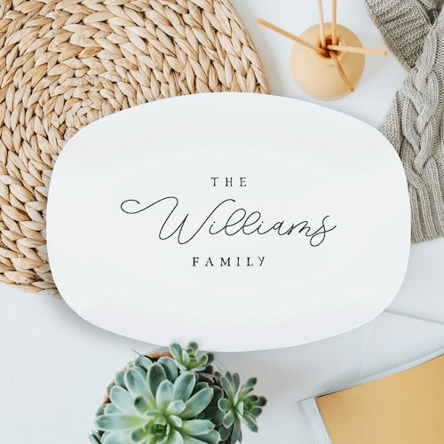 Serving Platter Personalized Housewarming Platter Custom Etsy