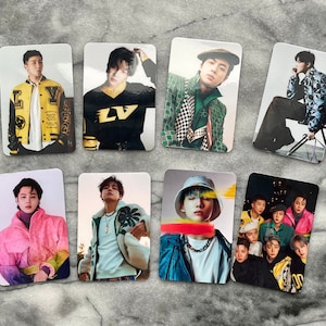 Laminated BTS Louis Vuitton GQ/Vogue Photocards