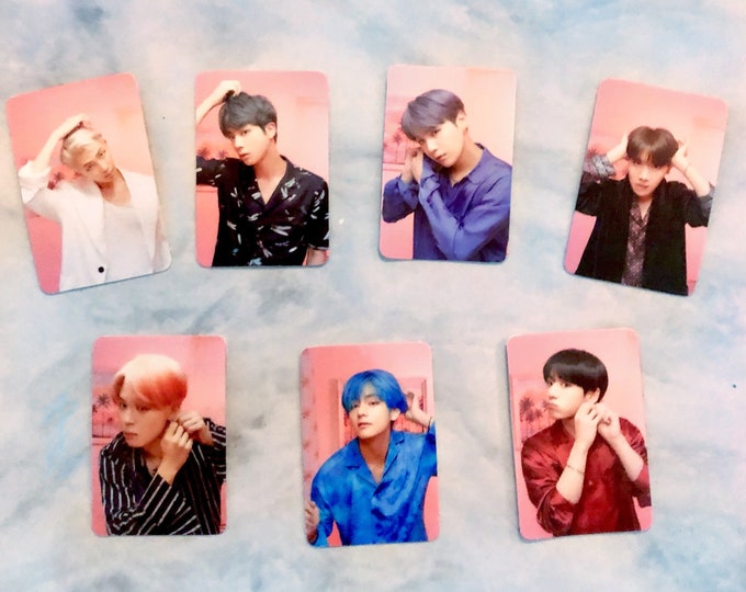 Map Of The Soul Persona Version 4 Photocards BTS Map of the Soul Persona Laminated Photocards - Etsy