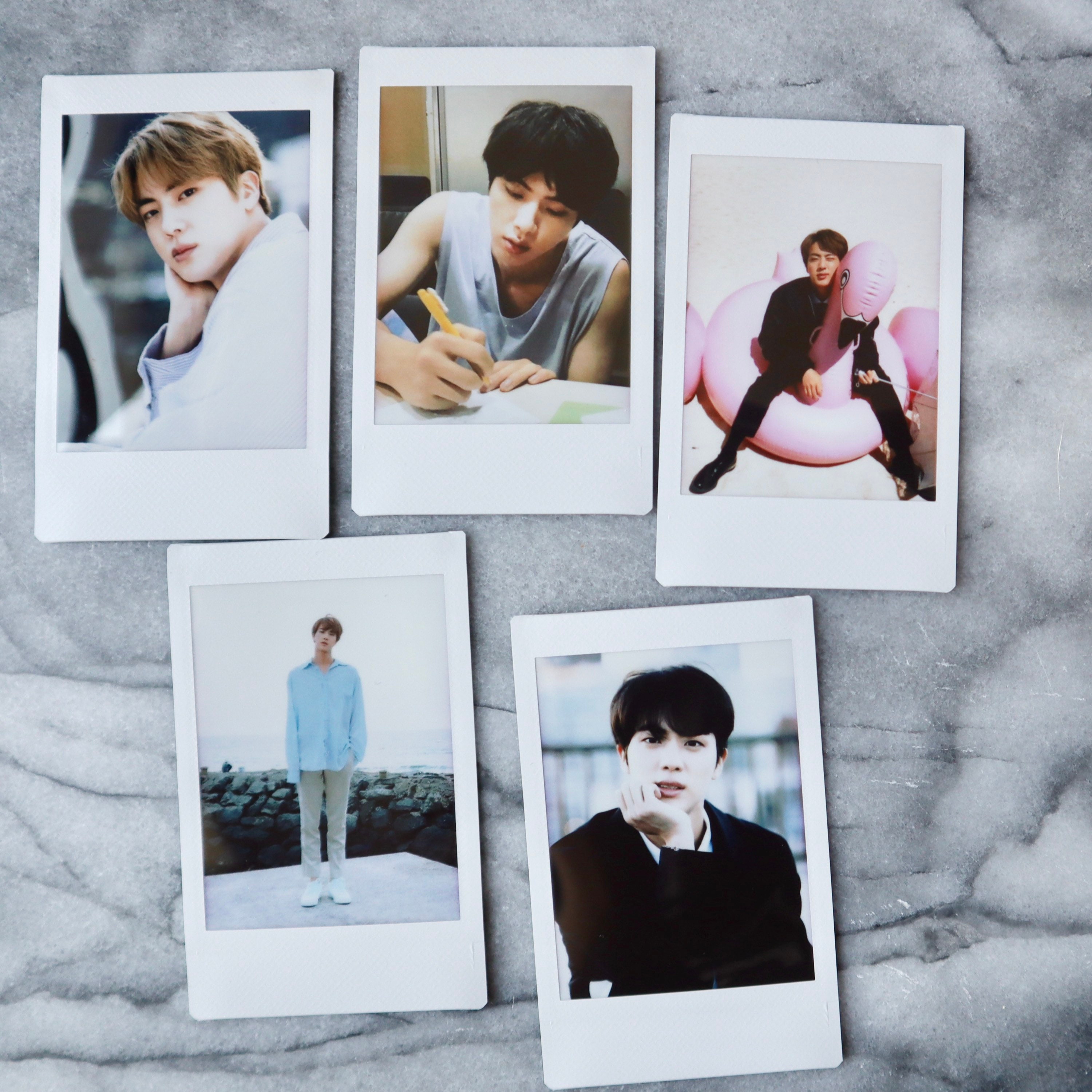 BTS Jin Genuine Fujifilm Instax Polaroids - Etsy