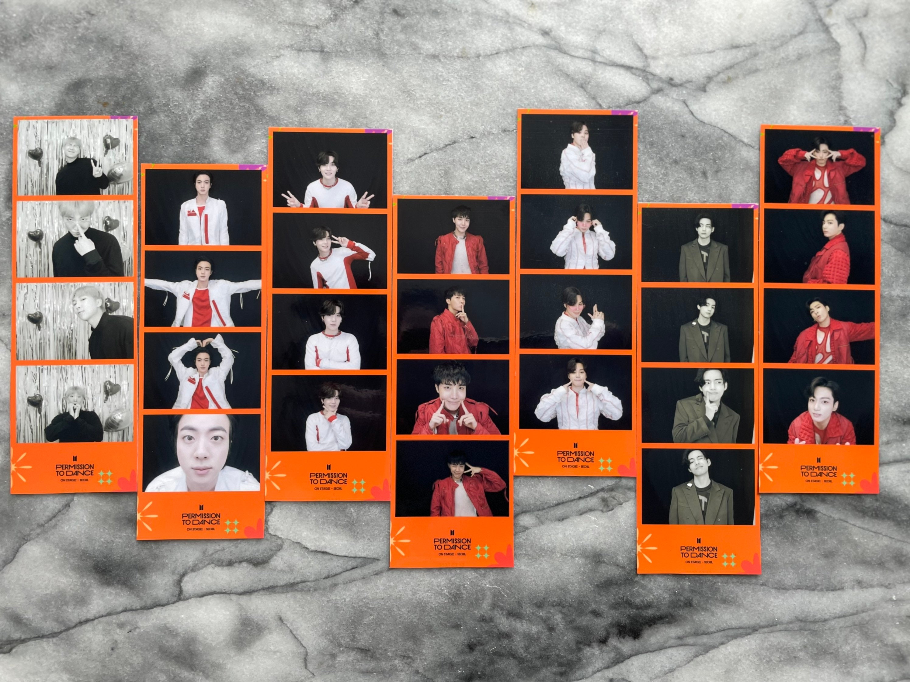 【BTS】film bookmark★V BTS 4 Cut PTD Permission to Dance Film Strip Bookmarks - Etsy Canada