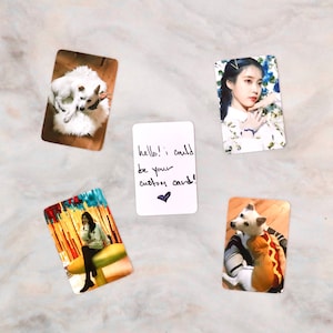 4 Laminated Custom Kpop Photocards
