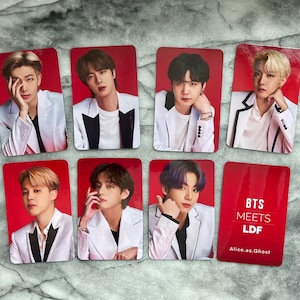 Double-Sided Laminated BTS Meets LDF Photocards