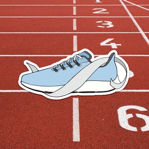 Running Shoe Vinyl Sticker