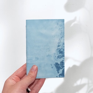 Mini Hand-bound Indigo Sketchbook | Journal