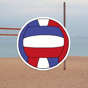 Volleyball Vinyl Sticker