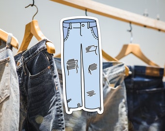 Mom Jeans Vinyl Sticker