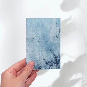 Mini Hand-bound Indigo Sketchbook | Journal