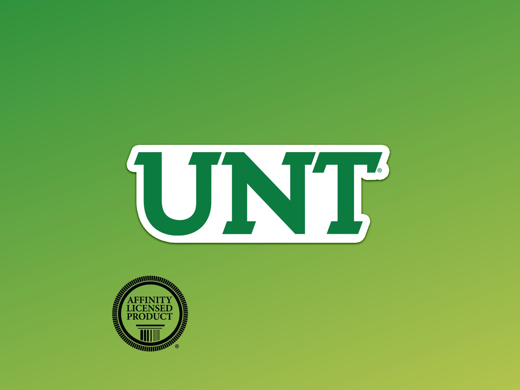 University of North Texas | UNT Vinyl Sticker - Etsy
