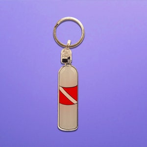 Llavero de acrílico del tanque de buceo