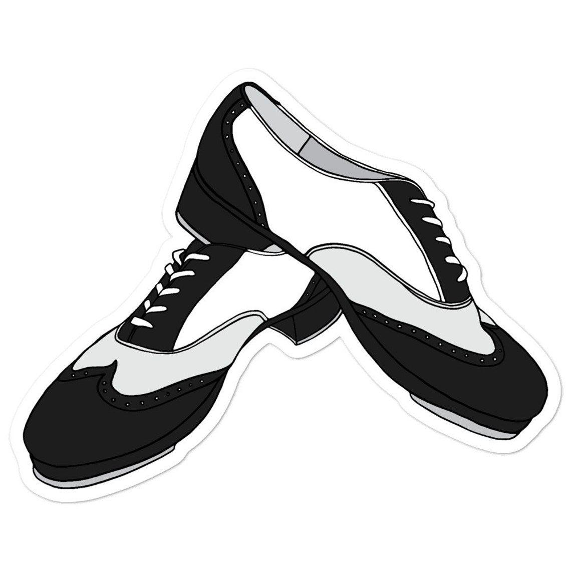 Tap Shoe Pair Sticker Etsy