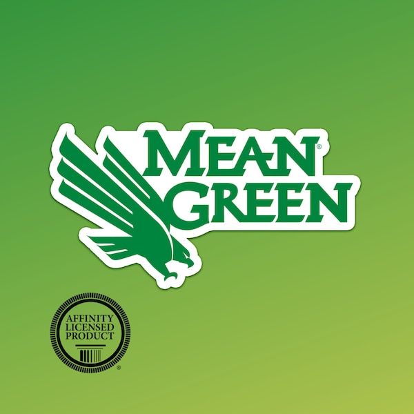 University of North Texas Mean Green | UNT Vinyl Sticker
