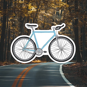 Fahrrad Vinyl Aufkleber