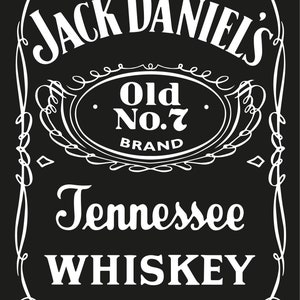 Jack Daniels Stencil A4/A5 Airbrush Barrel Caisses Wall Art | Etsy