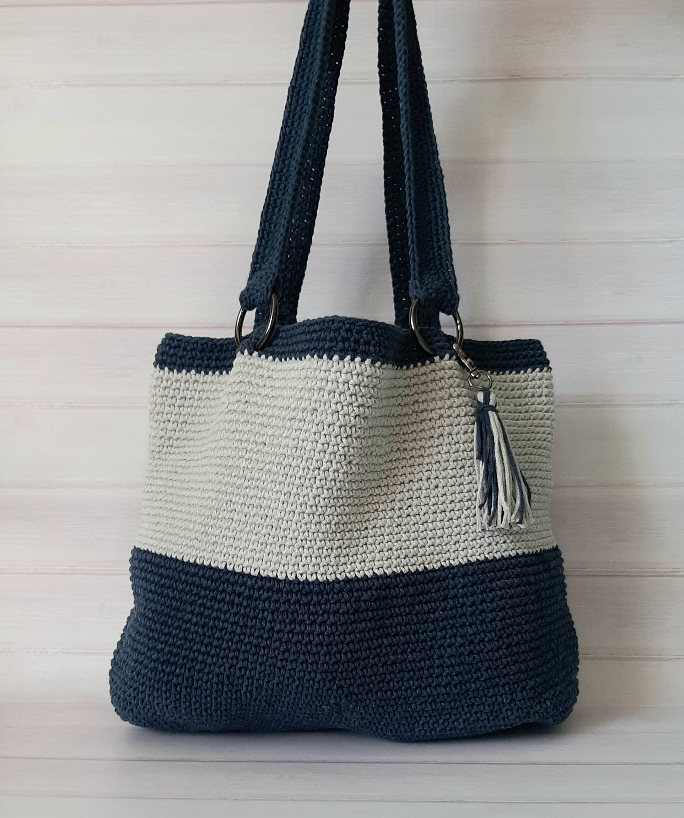 Eco Knitted Bag Environmentally Friendly Crochet Bag Summer | Etsy
