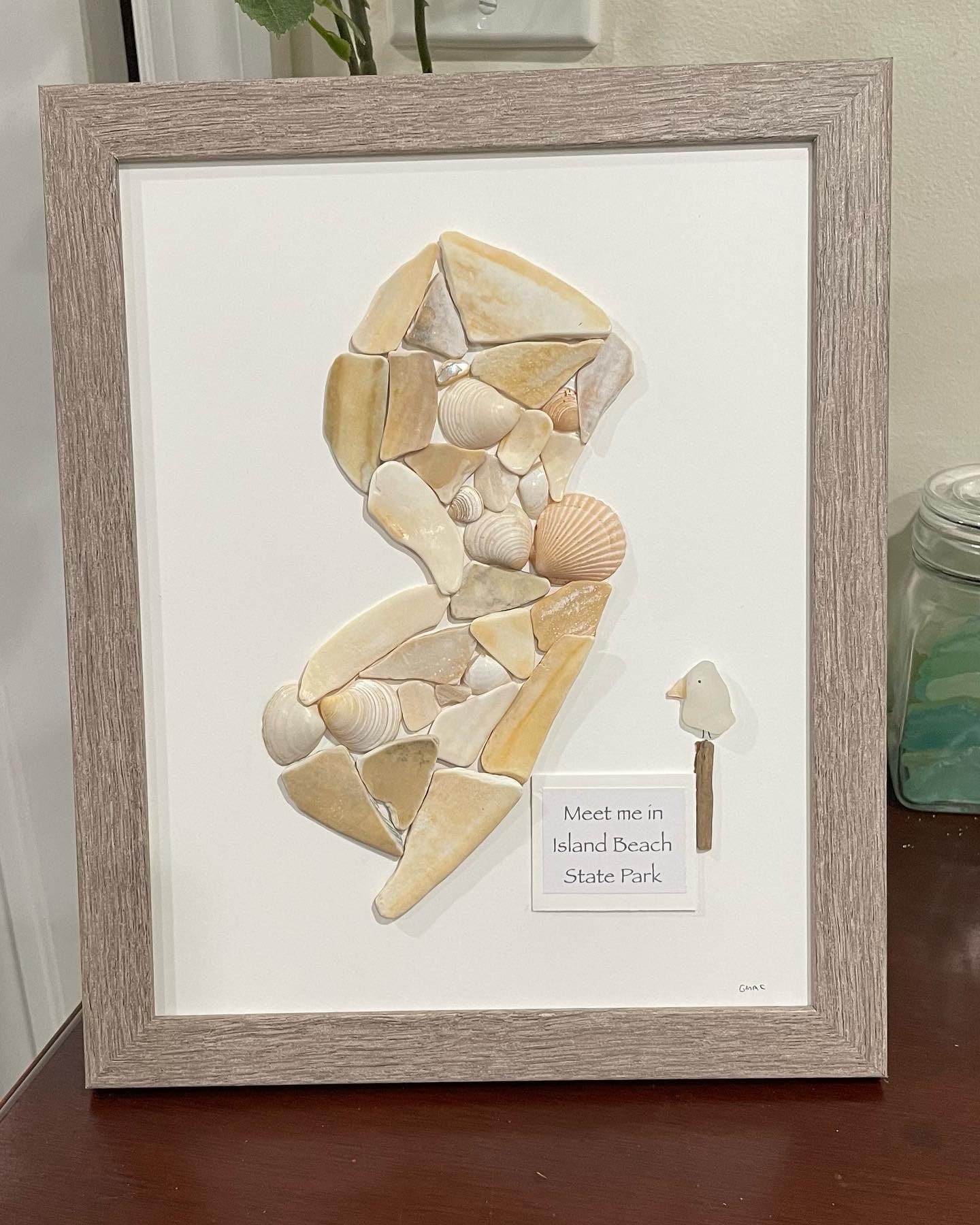 NJ Shell Art 8x10 - Etsy