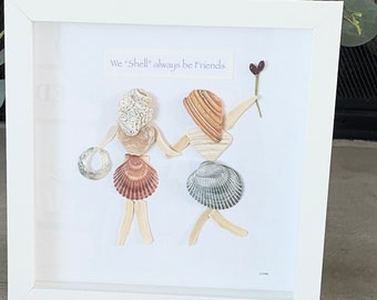 3 Girls Seashells Personalised Best Friend Gifts Sisters Gift - Etsy