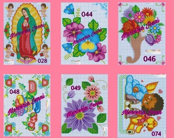 Punto De Cruz Etsy