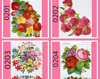 Galase Hoja Punto De Cruz 3/4 / Cross Stitch Pattern Page / Graficos Punto de Cruz / Esquemas Punto de Cruz / Merceria Jenni