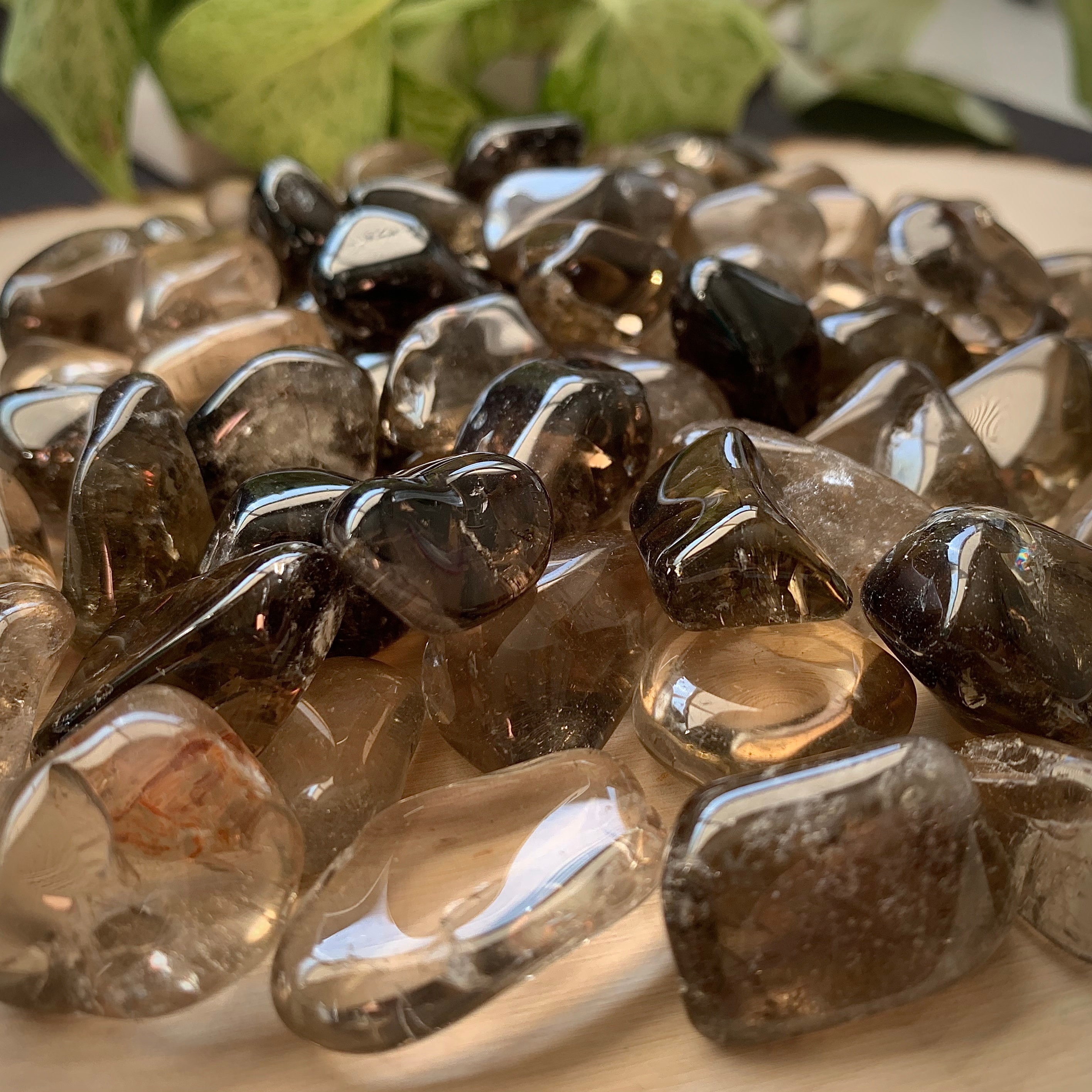 Smoky Quartz Tumble Etsy