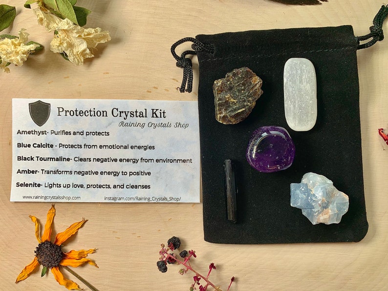 Protection Crystal Kit Etsy