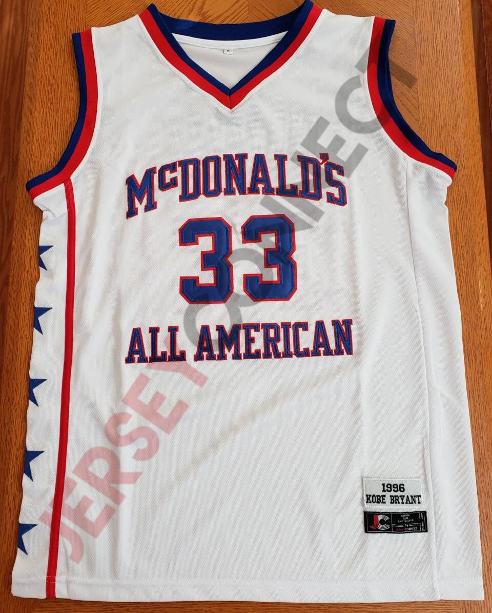 New Kobe Bryant McDonald's All American Basketball Jersey Etsy