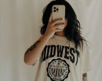 Midwest Retro Graphic Tee | Comfort Colors Tee | Retro Shirt | Vintage Inspired Tee