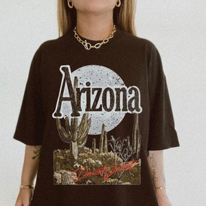 Arizona Graphic Tee | Vintage Retro Inspired Shirt | Trendy Hippie Graphic Tee | Boho Graphic Tee