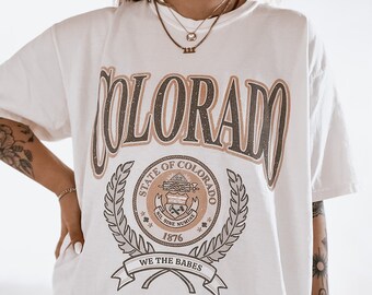 Colorado Graphic Tee | Comfort Colors Tee | Retro Shirt | Vintage Inspired Tee