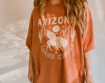Vintage Y2K Bedazzled Rhinestone Handmade Arizona Tshirt Arizona Lover Arizona Souvenir 50 States Tshirt The Grand Canyon State AZ Tshirt