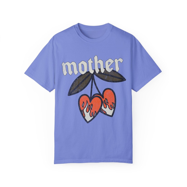Mother Cherry Tee, trendy mom shirt, aesthetic mom graphic tee, vintage inspired graphic tshirt image 4