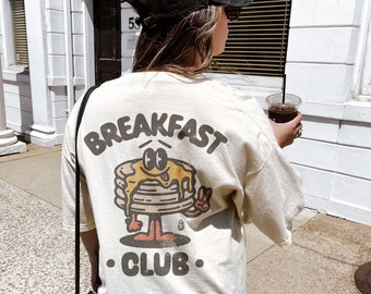 Breakfast Club Aesthetic Bohemian Retro Vintage Comfort Colors Graphic Tee | Retro Graphic Tee | Grunge Hippie Boho Graphic