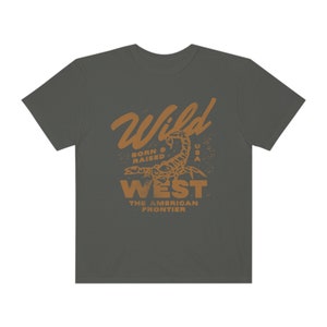 Wild West Western Comfort Colors graphic tee boho hipster hippie shirt retro vintage inspired grunge shirt image 5