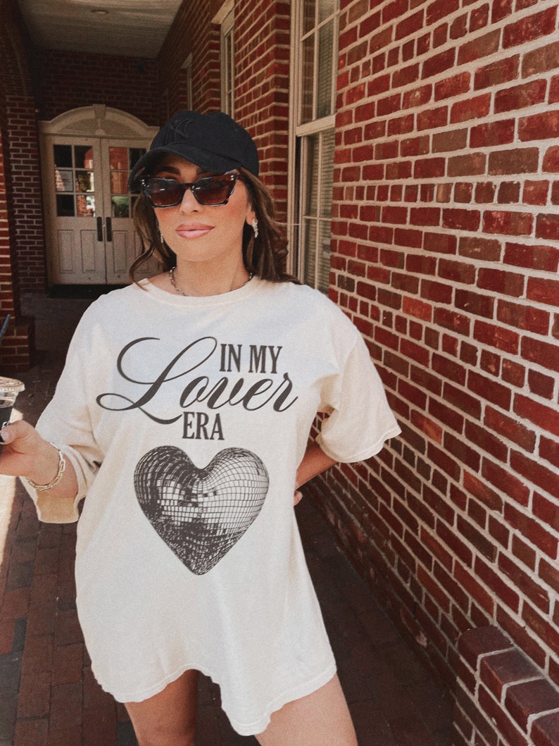 In My Lover Era Tee, Comfort colors Valentines Day shirt, bridal bachelorette ree image 1