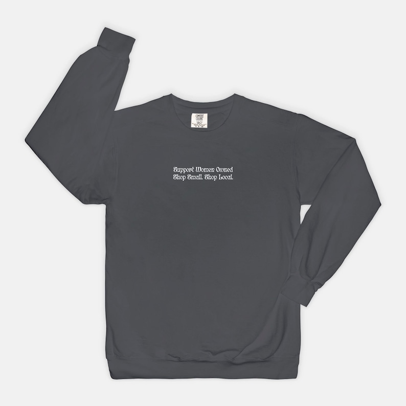 Honeys Makin Moneys Comfort Colors Crew Sweatshirt, Feminist Woman Owned Business Sweater, Small business tee image 6