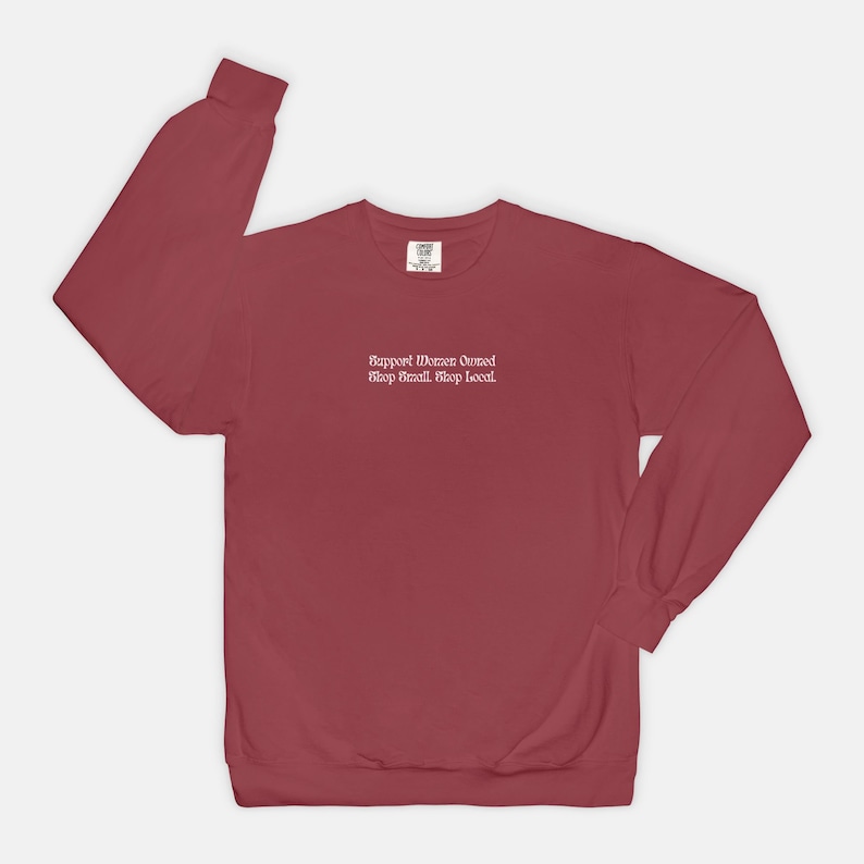 Honeys Makin Moneys Comfort Colors Crew Sweatshirt, Feminist Woman Owned Business Sweater, Small business tee image 8