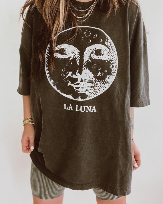 La Luna Oversized Graphic Tee Vintage 