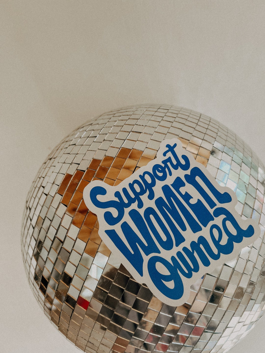 Support Women Owned Sticker, Support Small Sticker, Feminist Girl Power ...