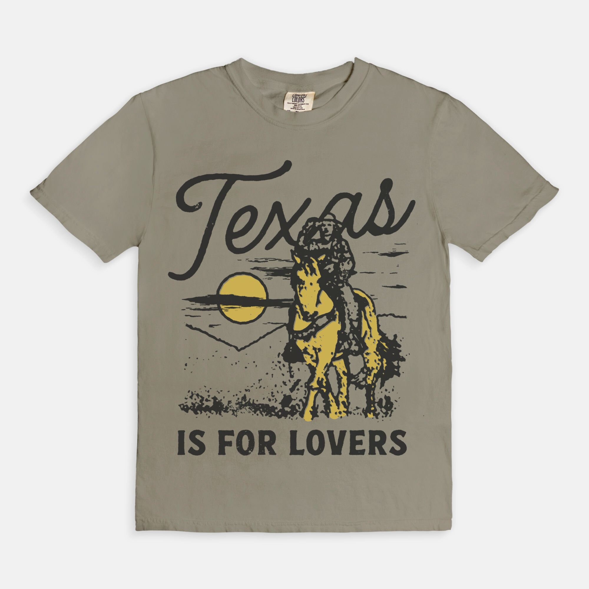 Texas is for Lovers Tee, Texas Shirt, Boho Horse Retro Tee