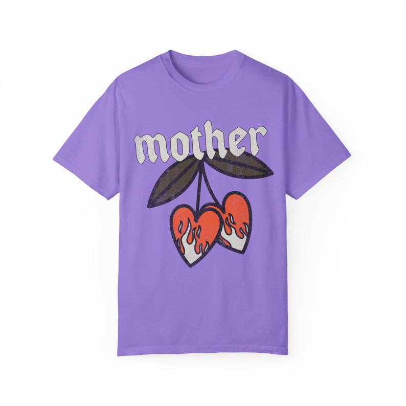 Mother Cherry Tee, trendy mom shirt, aesthetic mom graphic tee, vintage inspired graphic tshirt image 5