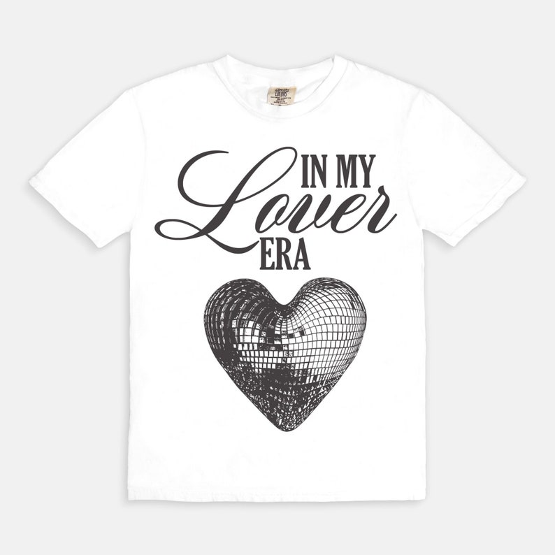 In My Lover Era Tee, Comfort colors Valentines Day shirt, bridal bachelorette ree image 2