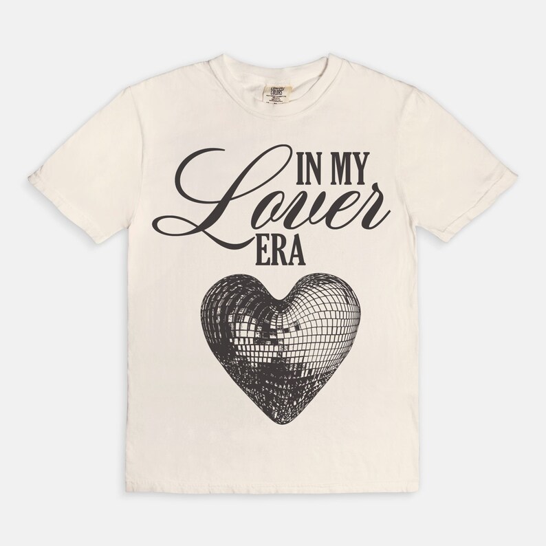 In My Lover Era Tee, Comfort colors Valentines Day shirt, bridal bachelorette ree image 3