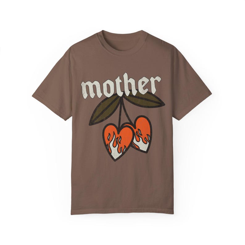 Mother Cherry Tee, trendy mom shirt, aesthetic mom graphic tee, vintage inspired graphic tshirt image 6