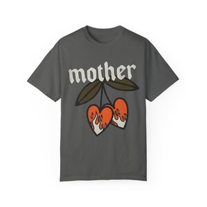 Mother Cherry Tee, trendy mom shirt, aesthetic mom graphic tee, vintage inspired graphic tshirt image 3