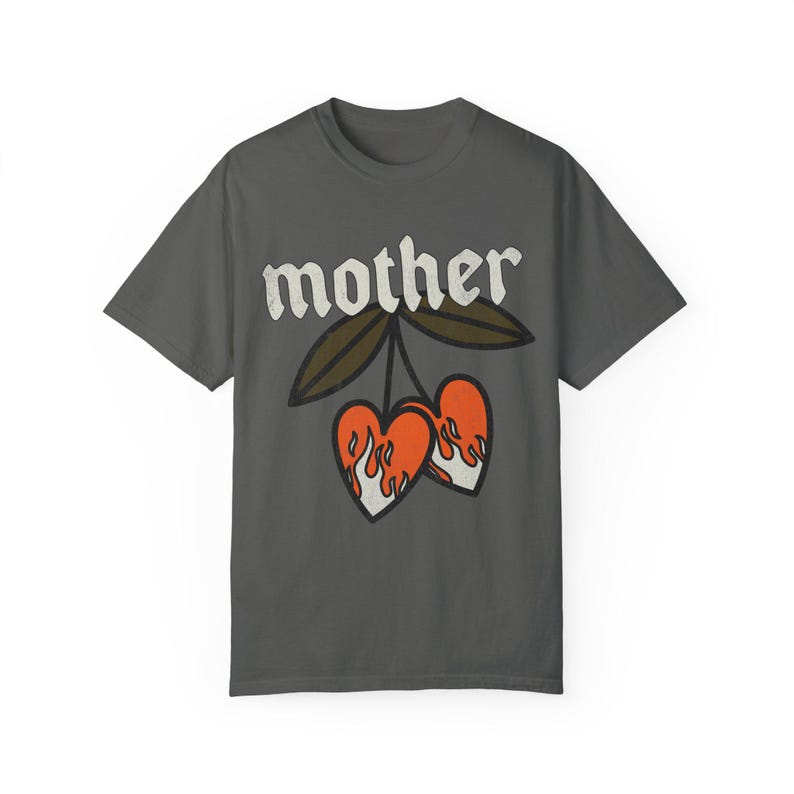 Mother Cherry Tee, trendy mom shirt, aesthetic mom graphic tee, vintage inspired graphic tshirt image 3