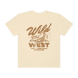 Wild West Western Comfort Colors graphic tee boho hipster hippie shirt retro vintage inspired grunge shirt image 6