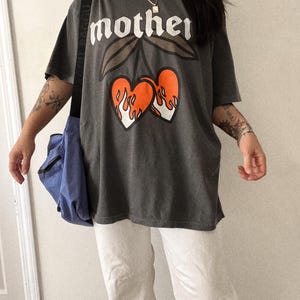 Mother Cherry Tee, trendy mom shirt, aesthetic mom graphic tee, vintage inspired graphic tshirt image 2