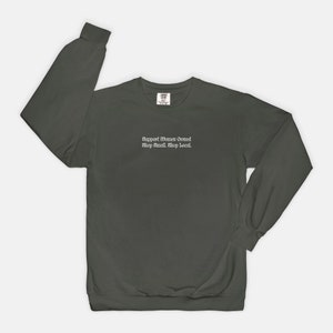 Honeys Makin Moneys Comfort Colors Crew Sweatshirt, Feminist Woman Owned Business Sweater, Small business tee image 4